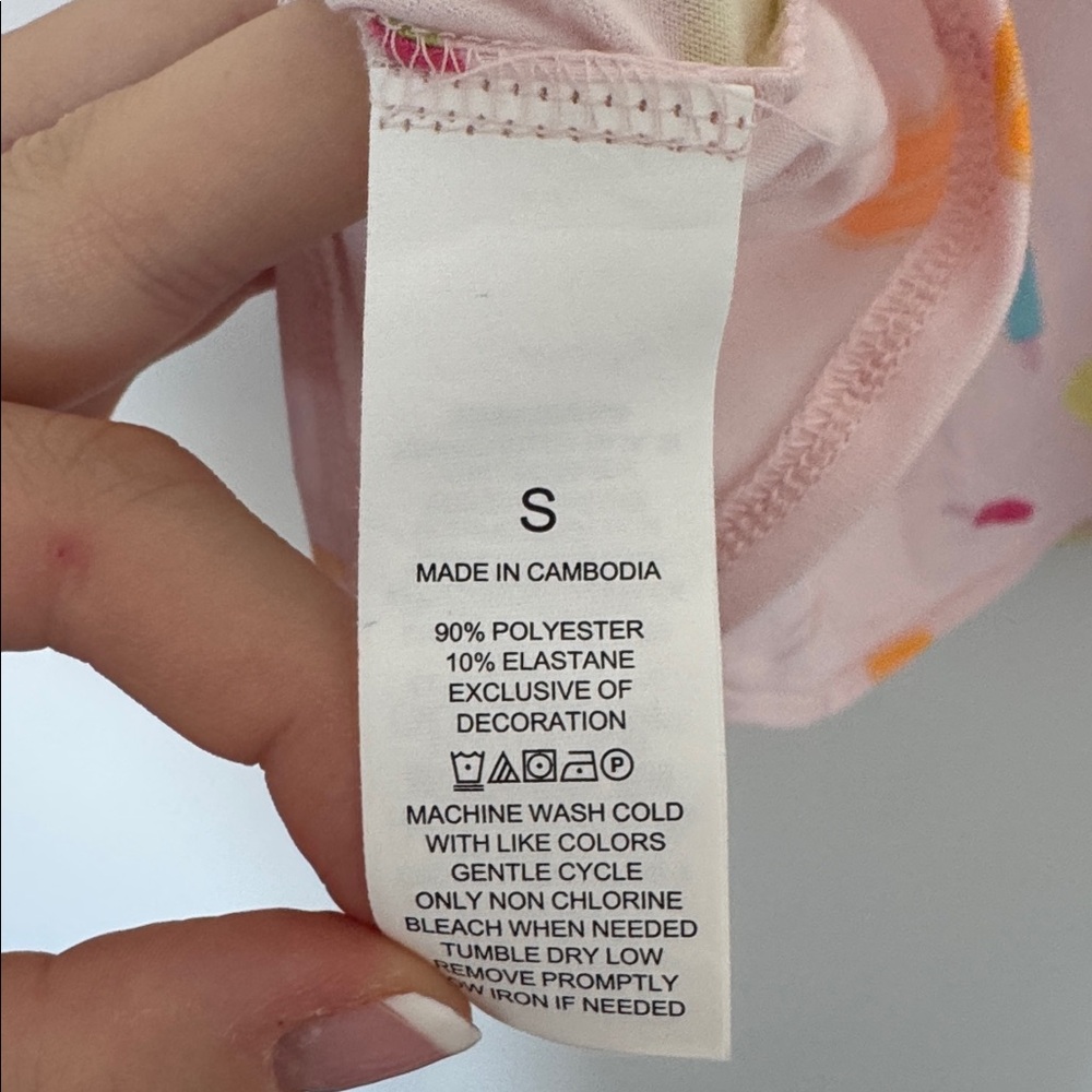 Kate Spade Pink Popsicle Print Pajama Top - Size S - Picture 7 of 7